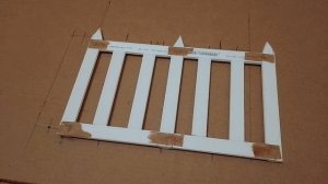 декоративная решетка для камина из молдинга