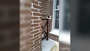 Металлическое ограждение террасы