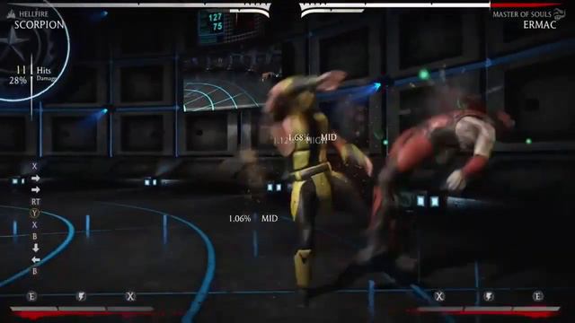 Classic MK Ninjas jump in kick conversion