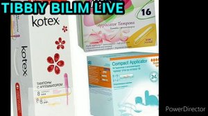 Gigiyenik tamponlar. Kotex,Tampax ishlatilishi vazifalari to'liq ma'lumot. Tampon haqida