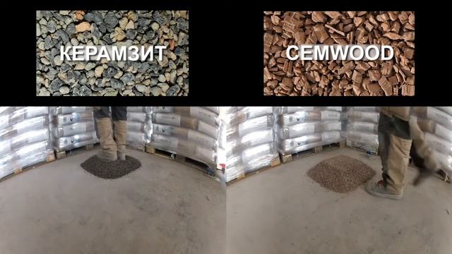 СУХАЯ СТЯЖКА ПОЛА СEMWODD CEMWOOD VS КЕРАМЗИТ смотреть онлайн