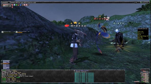 FFXI Broxa Delve NM Fight - Marjami Ravine - Phlox Yggrete Shard I - Summoner/Red Mage смотреть онлайн