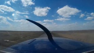 Вынужденная посадка Cessna-172 на шоссе.