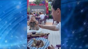 Отец Анастасии Шубской Кирилл Шубский наслаждается заботой о внуках