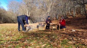 Приготовление баранины  в томатах на костре Азербайджанская Кухня Деревенская Кухня  Рецепты