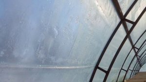 Теплица фермерская с наддувом пленки. Теплица для бизнеса. Теплица термос.