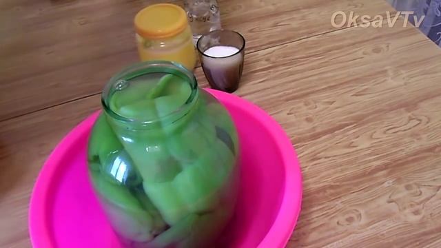 Консервированный болгарский перец для фарширования. canned peppers for stuffing смотреть онлайн