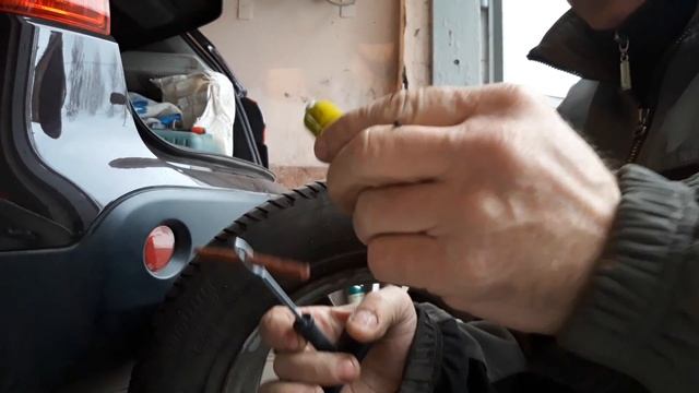 ремонт бескамерной шины смотреть онлайн