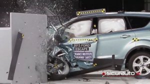 Crash test Small Overlap IIHS - Ford Escape (Ford Kuga)