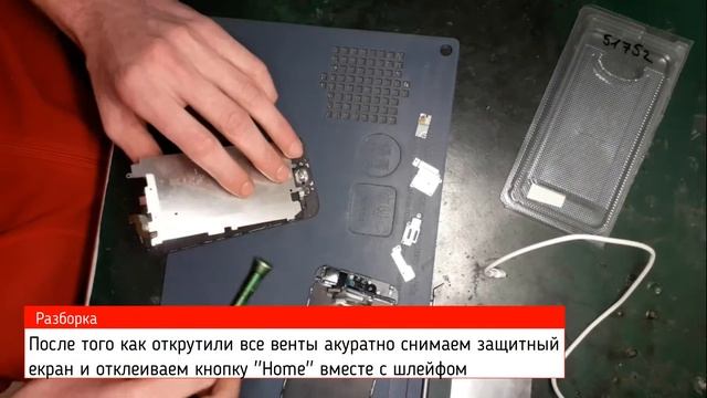 Ремонт iPhone 6s замена дисплея смотреть онлайн