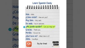 Learn Spanish Easily