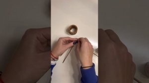 Кольцо для салфетки #handmade #плетениеизбумажнойлозы #diy #сервировкастола