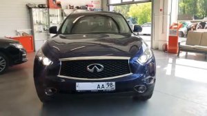 Дневные ходовые огни PROBRIGHT Pulsar на Infiniti QX70/FX37 в Open-Car. ДХО в два этажа!