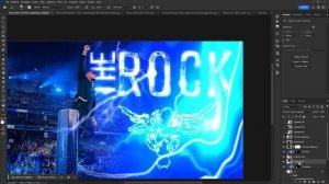 The Rock Wallpaper - Photoshop Speed Art