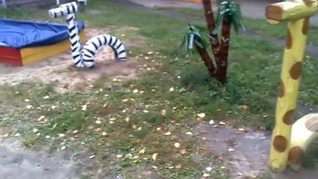 Декоративные поделки на детской площадке смотреть онлайн