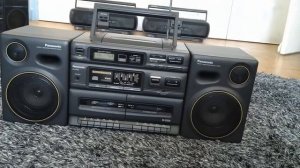 panasonic rx DT650 boombox  radio cassette cd laser