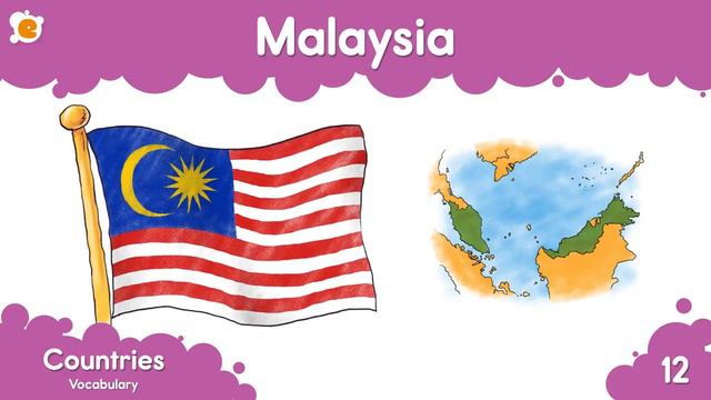 Countries of the World - Nations Vocabulary for Kids смотреть онлайн