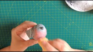 Роспись снегиря. Студия папье - маше Валдайского Дома народного творчества.