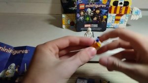 Открытие Лего пакетика Марвел.