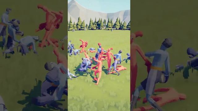 Pre-Alpha vs. Full Game Round 2: Boxers - TABS: Totally Accurate Battle Simulator #Shorts #TABS