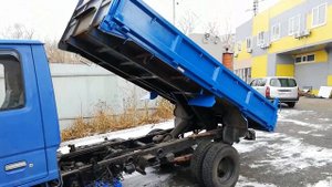 Запуск ДВС+видеотест самосвальной установки. Mazda Titan 1993 г. WGLAD-3501