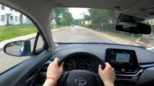 Toyota C-HR 1.2 turbo POV test drive. GoPRO test drive. Toyota C-HR road test. City drive with C-HR