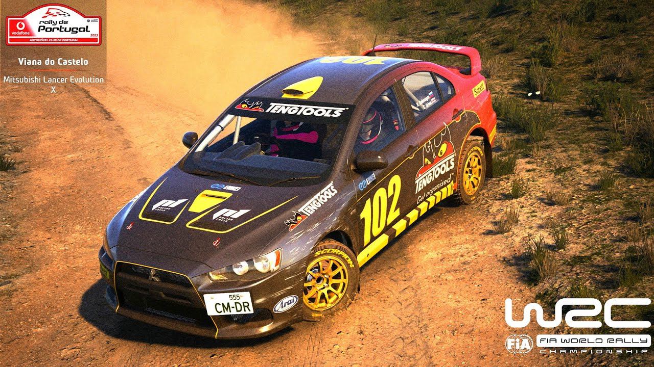 EA WRC Rally Portugal Mitsubishi Lancer Evo X (PS 5 4k)