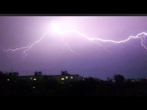 Красивая гроза в Москве! 3.07.24г #гроза