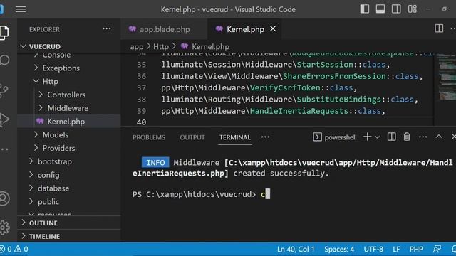 Laravel Vue js Crud application using Inertia Js| Installation of inertia and vue js смотреть онлайн
