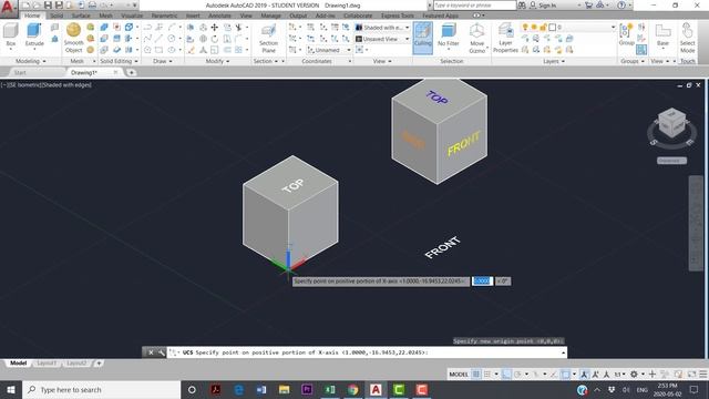 AutoCAD - How to Change the Reference Plane - 090