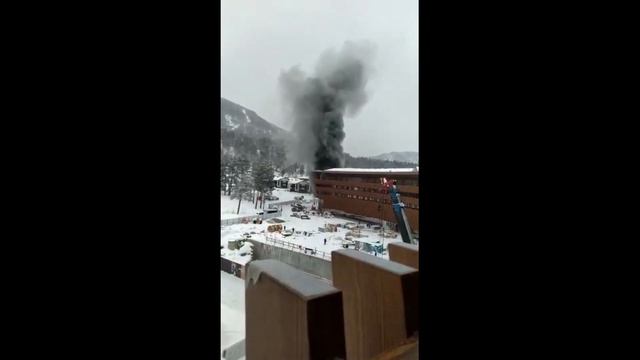 Пожар в отеле "Манжерок"