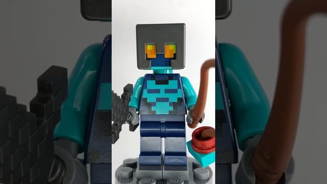 Nether Adventurer minifigure from LEGO Minecraft set The Nether Bastion (21185) stop motion build