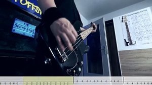 The Offspring - The Kids Aren't Alright (Bass Cover w/Tabs& Lyrics)