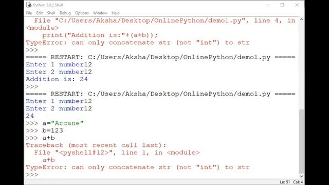 Python input output
