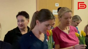 Молодёжный совет поздравил с 8 Марта сотрудниц военного госпиталя 🌷