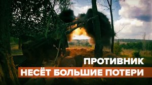 Артиллеристы-десантники уничтожают подразделения ВСУ