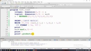 matrix multiplication and transpose of a matrix in fortran