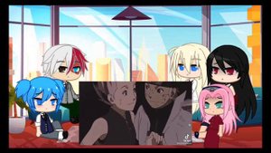 ♡реакция персонажей из разных аниме♡(сакура и нагиса)1/3||dinaruu