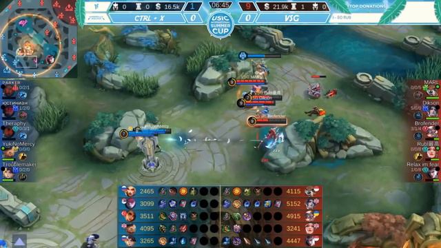 Турнир CTRL+X vs VSG | Mobile Legends: Bang Bang смотреть онлайн