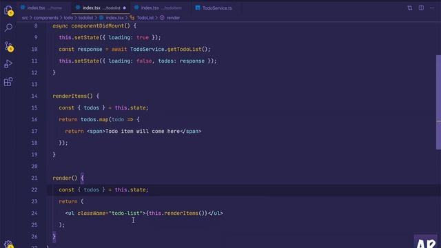 5 - Render the list of Todos inside TodoList component | React JS | Laravel based Admin app смотреть онлайн