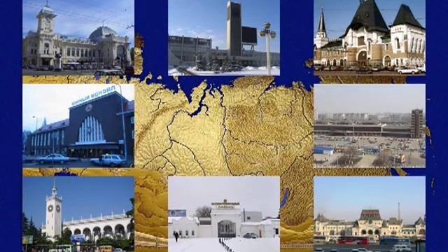 Russian Railroads Map / Карта "ЖЕЛЕЗНЫЕ ДОРОГИ РОССИИ" смотреть онлайн