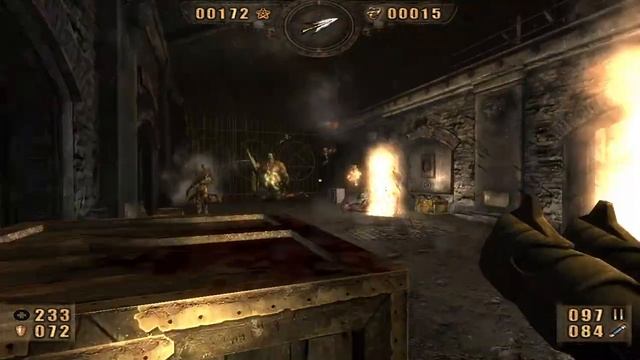 Прохождения Painkiller HellBound на Кошмаре (+ все секреты, и карты таро). Уровень 14 Крепость