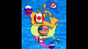 Countryballs Будущее Северной Америки#1 (Распад США?)