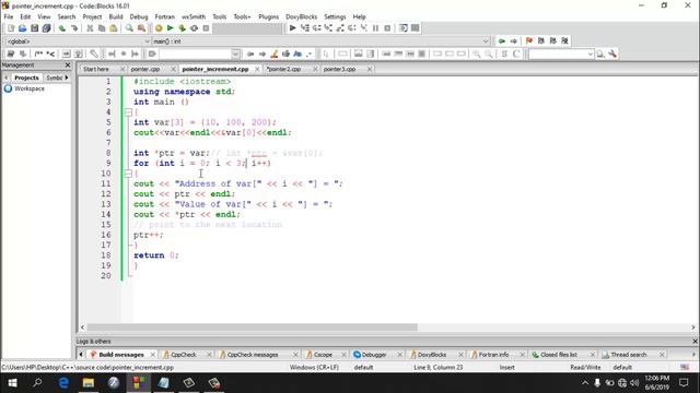 What is pointer in C++ programming?