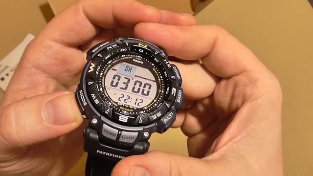 CASIO Pathfinder PAG-240B-2 (PRO TREK) модель, которая актуальна и на сегодня смотреть онлайн