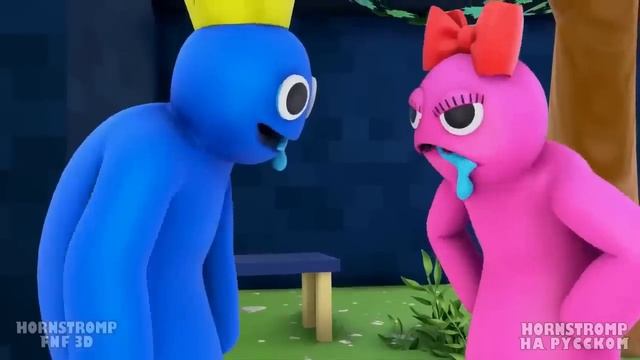 РАДУЖНЫЕ ДРУЗЬЯ - КРАЖА ЦВЕТА! | Poppy Playtime/Rainbow Friends - Анимации на русском смотреть онлайн