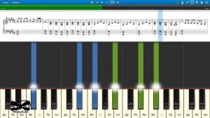 ЛюSEA feat. DV Street - Дороже золота (на пианино Synthesia cover) Ноты и MIDI