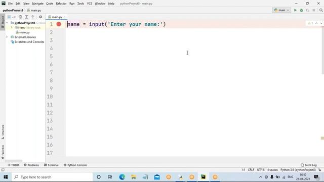 Input Statements in Python | Python Tutorial for Beginners | Python Programming in Telugu
