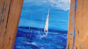 Как нарисовать море маслом. Практические советы.