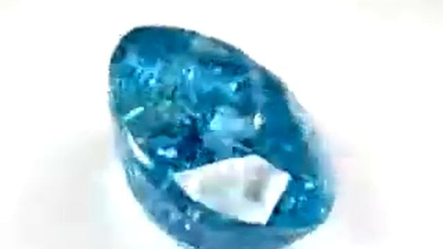 Яркий голубой камень циркон натуральный 11.31 карат! арт.20294